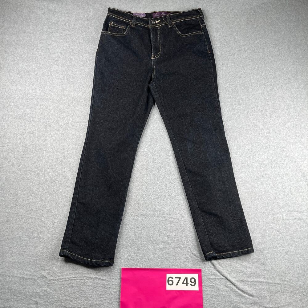 Gloria Vanderbilt Amanda Denim Jeans Dark Wash Petite Stretch Womens Size 10P